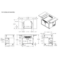 Evo 10-0055-10-0053-30 Affinity 30G Series Flat Top Gas Grill On Cart -Smokey Ridge Grills Shop 10 0053 30 spec a 04 21