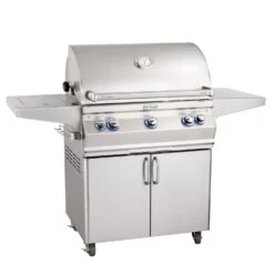 Fire Magic A540s Aurora Gas Grill On Cart With Single Side Burner