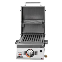 Solaire AA12A AllAbout Single Burner Infrared Portable Grill With Warming Rack -Smokey Ridge Grills Shop aa12a f hu 1