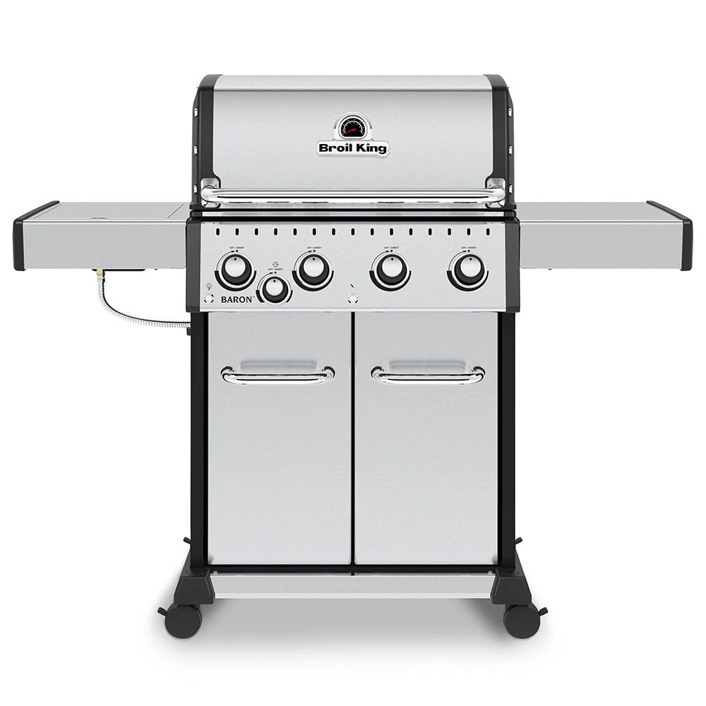 Broil King BR-S440 Baron S440 Pro Stainless Steel Infrared 4-Burner Gas Grill With Side Burner, 57-Inches 1 Broil King BR-S440 Baron S440 Pro Stainless Steel Infrared 4-Burner Gas Grill With Side Burner, 57-Inches
