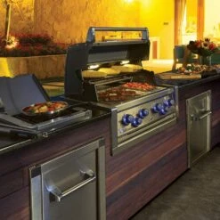 Broil King IMP-490BI Imperial 490 4-Burner Built-In Grill With Side Burner, 26-Inches -Smokey Ridge Grills Shop bk builtin imperial490 ls b 06 20