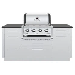 Broil King RG-S420 Regal S420 Stainless Steel 4-Burner Built-In Gas Grill Head -Smokey Ridge Grills Shop bk builtin regals420 e 06 20