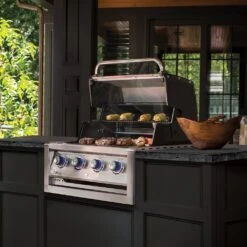 Broil King RG-S420 Regal S420 Stainless Steel 4-Burner Built-In Gas Grill Head -Smokey Ridge Grills Shop bk builtin regals420 ls a 06 20