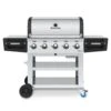 Broil King REG-S520C Regal S520 Commercial 5-Burner Grill On 2-Wheel Cart, 32-Inches