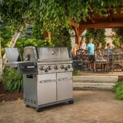 Broil King REG-S590PIR Regal S590 Pro Infrared 5-Burner Freestanding Grill, 32-Inches -Smokey Ridge Grills Shop bk regals590proir ls a 06 20
