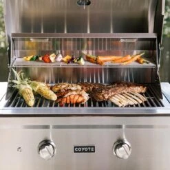 Coyote C-Series Stainless Steel Built-In Gas Grill, 28-Inch (C1C28) 8 Coyote C-Series Stainless Steel Built-In Gas Grill, 28-Inch (C1C28) -Smokey Ridge Grills Shop c1c28 c 07 21
