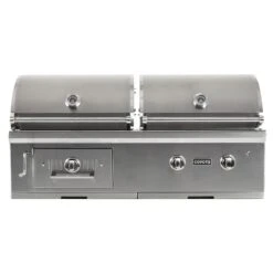 Coyote Stainless Steel Built-In Gas & Charcoal Combo Grill, 50-Inch (C1HY50)