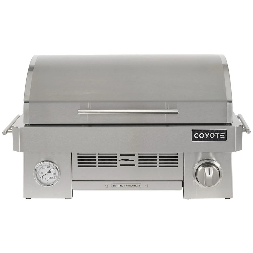 Coyote Stainless Steel Portable Grill, Propane (C1PORTLP) 1 Coyote Stainless Steel Portable Grill, Propane (C1PORTLP)