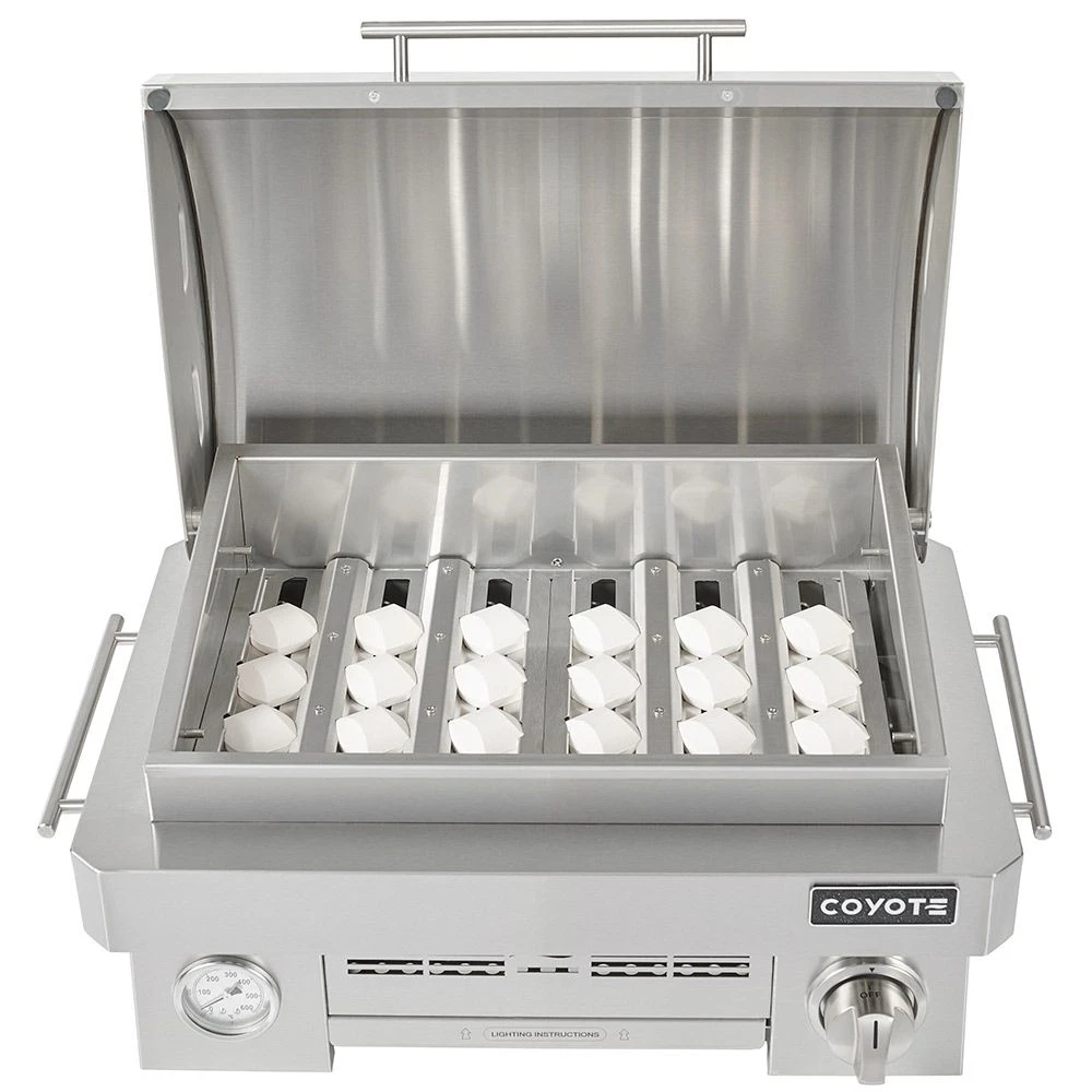 Coyote Stainless Steel Portable Grill, Propane (C1PORTLP) 3 Coyote Stainless Steel Portable Grill, Propane (C1PORTLP) - Image 3