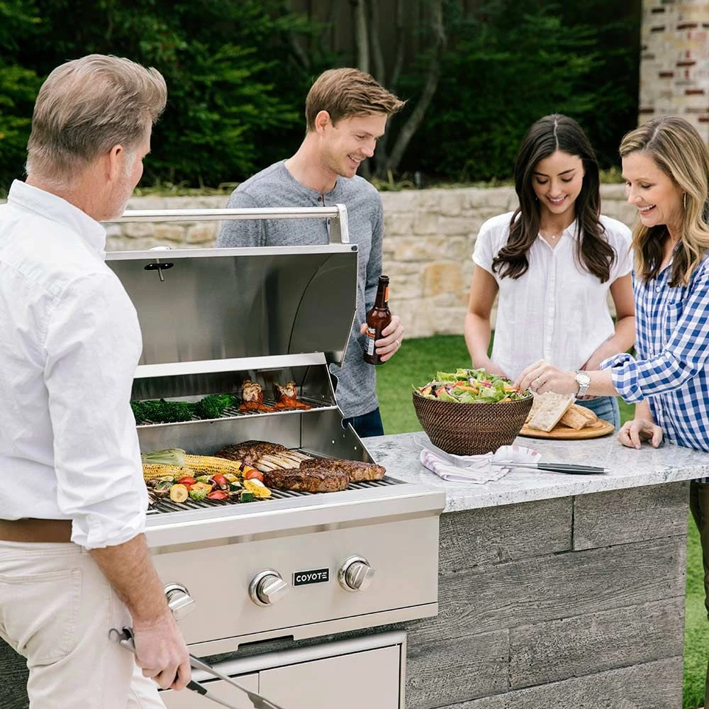 Coyote C-Series Stainless Steel Built-In Gas Grill, 34-Inch (C2C34) 3 Coyote C-Series Stainless Steel Built-In Gas Grill, 34-Inch (C2C34) - Image 3