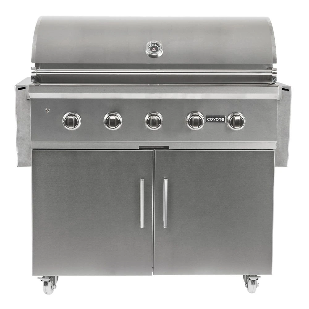 Coyote C-Series Stainless Steel Freestanding Gas Grill, 42-Inch (C2C42-CT) 1 Coyote C-Series Stainless Steel Freestanding Gas Grill, 42-Inch (C2C42-CT)