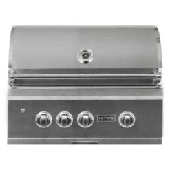 Coyote S-Series Stainless Steel Built-In Gas Grill With Infrared Sear Burner & Rotisserie, 30-Inch (C2SL30)