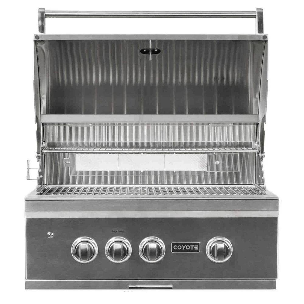 Coyote S-Series Stainless Steel Built-In Gas Grill With Infrared Sear Burner & Rotisserie, 30-Inch (C2SL30) 2 Coyote S-Series Stainless Steel Built-In Gas Grill With Infrared Sear Burner & Rotisserie, 30-Inch (C2SL30) - Image 2