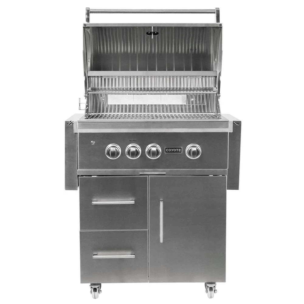 Coyote S-Series Stainless Steel Freestanding Gas Grill With Infrared Sear Burner & Rotisserie, 30-Inch (C2SL30-CT) 2 Coyote S-Series Stainless Steel Freestanding Gas Grill With Infrared Sear Burner & Rotisserie, 30-Inch (C2SL30-CT) - Image 2