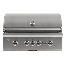 Coyote S-Series Stainless Steel Built-In Gas Grill With Infrared Sear Burner & Rotisserie, 36-Inch (C2SL36)