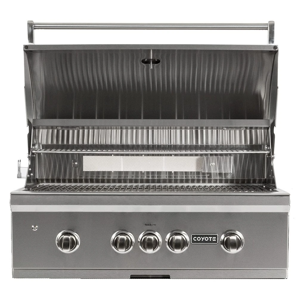 Coyote S-Series Stainless Steel Built-In Gas Grill With Infrared Sear Burner & Rotisserie, 36-Inch (C2SL36) 2 Coyote S-Series Stainless Steel Built-In Gas Grill With Infrared Sear Burner & Rotisserie, 36-Inch (C2SL36) - Image 2