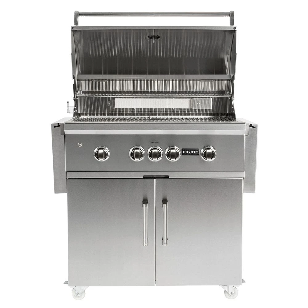 Coyote Stainless Steel Freestanding Builder Gas Grill With Infrared Sear Burner And Rotisserie, 36-Inch (C1S36-CT) 2 Coyote Stainless Steel Freestanding Builder Gas Grill With Infrared Sear Burner And Rotisserie, 36-Inch (C1S36-CT) - Image 2