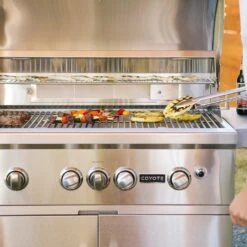 Coyote Stainless Steel Freestanding Builder Gas Grill With Infrared Sear Burner And Rotisserie, 36-Inch (C1S36-CT) 9 Coyote Stainless Steel Freestanding Builder Gas Grill With Infrared Sear Burner And Rotisserie, 36-Inch (C1S36-CT) -Smokey Ridge Grills Shop c2sl36 ct ls a 07 21 1