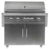 Coyote S-Series Stainless Steel Freestanding Gas Grill With Infrared Sear Burner & Rotisserie, 42-Inch (C2SL42-CT)