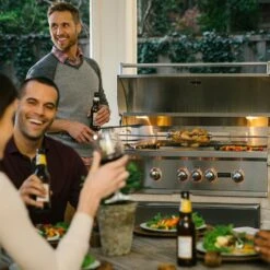 Coyote S-Series Stainless Steel Built-In Gas Grill With Infrared Sear Burner & Rotisserie, 42-Inch (C2SL42) -Smokey Ridge Grills Shop c2sl42 e 07 21