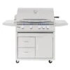 Summerset SIZPRO32-CART-SIZ32 Sizzler Pro Series Gas Grill On Deluxe Cart, 32-Inch