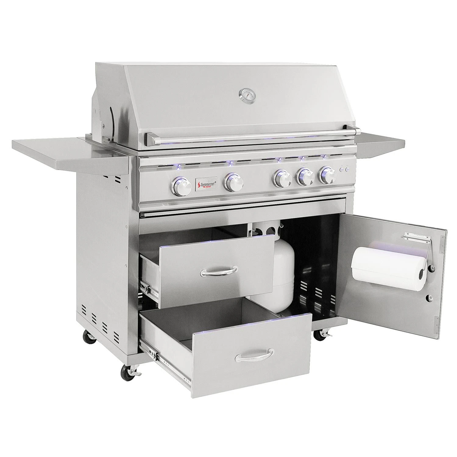 Summerset TRL38 TRL Series Gas Grill On Deluxe Cart, 38-Inch 2 Summerset TRL38 TRL Series Gas Grill On Deluxe Cart, 38-Inch - Image 2