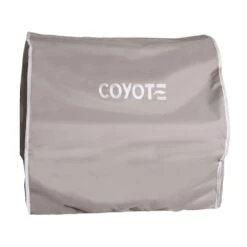 Coyote Vinyl Light Gray Cover For 28-Inch Built-In Pellet Grill