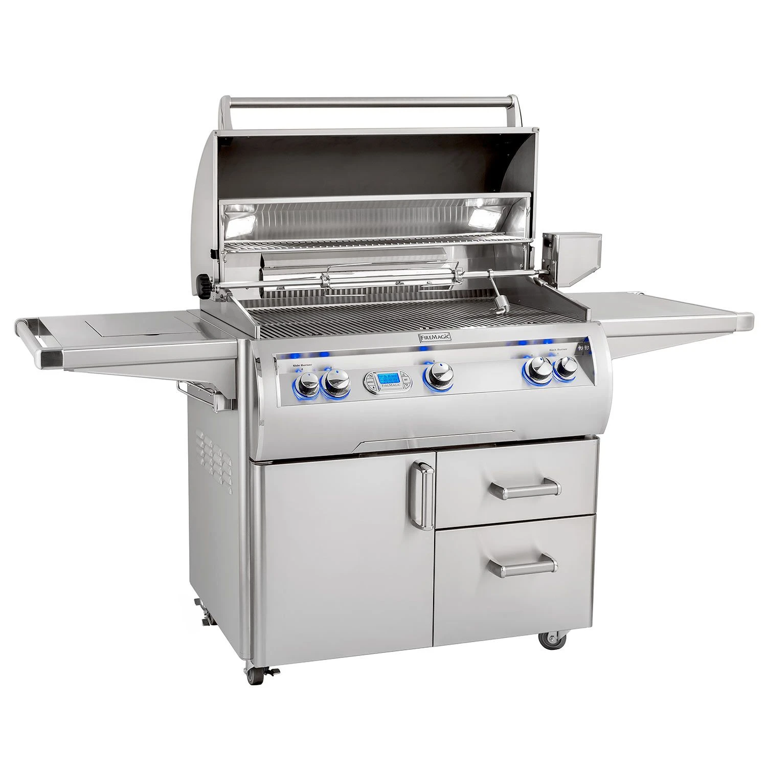 Fire Magic E790s Echelon Diamond Gas Grill On Cart With Single Side Burner 2 Fire Magic E790s Echelon Diamond Gas Grill On Cart With Single Side Burner - Image 2