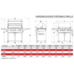 Fire Magic A540s Aurora Gas Grill On Cart With Single Side Burner -Smokey Ridge Grills Shop fm aurora and choice grill specs 01 20