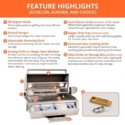 Fire Magic A540s Aurora Gas Grill On Cart With Single Side Burner -Smokey Ridge Grills Shop fm feature highlights b 01 20
