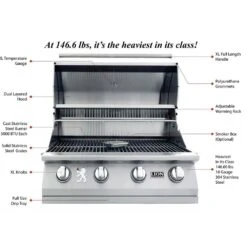 Lion L65000 32-Inch Built-In Grill -Smokey Ridge Grills Shop l65000 bi config d 02 22 2