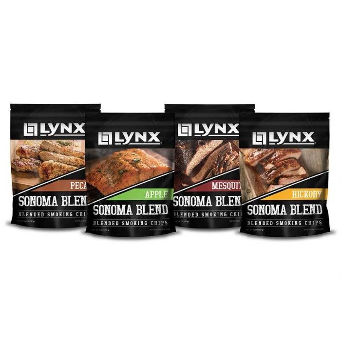Lynx LSCF Smoker Wood Chip Blend, Four Pack 1 Lynx LSCF Smoker Wood Chip Blend, Four Pack