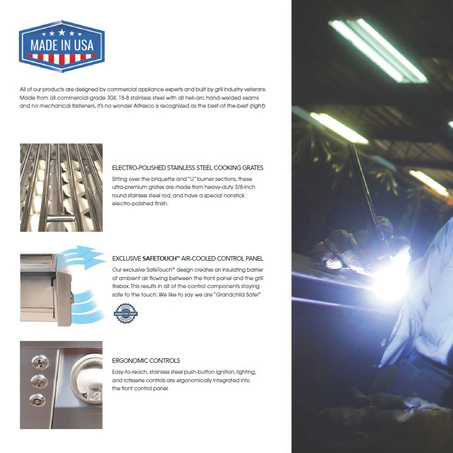 Alfresco ALXE-36 Built-In Grill, 36-Inch 3 Alfresco ALXE-36 Built-In Grill, 36-Inch - Image 3