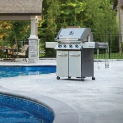 Napoleon P500-3 Prestige 500 Gas Grill On Cart, 28-Inches -Smokey Ridge Grills Shop p500 3 ls a 06 20