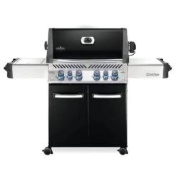 New Release 9 Napoleon P500RSIB-3 Prestige 500 Gas Grill On Cart With Rotisserie And Side Burner, 28-Inches