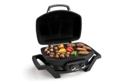 Napoleon PRO285-BK TravelQ Portable Tabletop Gas Grill 8 Napoleon PRO285-BK TravelQ Portable Tabletop Gas Grill -Smokey Ridge Grills Shop pro285 open angle food napoleon grills