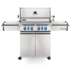 New Release 17 Napoleon PRO500RSIBSS-3 Prestige PRO 500 Gas Grill On Cart With Rotisserie And Side Burner, 28-Inches