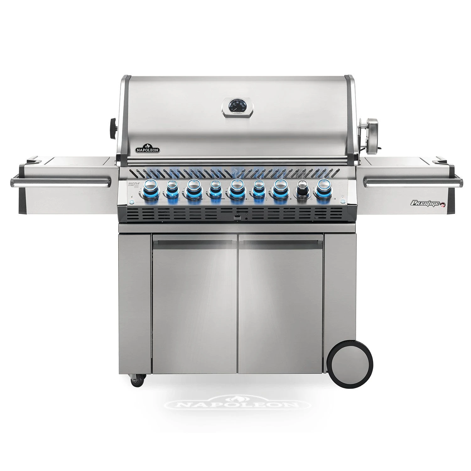 Napoleon PRO665RSIBSS-3 Prestige PRO 665 Gas Grill On Cart With Rotisserie And Side Burner, 36-Inches 1 Napoleon PRO665RSIBSS-3 Prestige PRO 665 Gas Grill On Cart With Rotisserie And Side Burner, 36-Inches