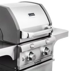 Saber R33CC0317 2-Burner Deluxe Freestanding Cast Infrared Grill, 20-Inches -Smokey Ridge Grills Shop r33cc0317 e 02 20