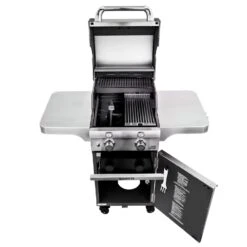 Saber R33CC0317 2-Burner Deluxe Freestanding Cast Infrared Grill, 20-Inches -Smokey Ridge Grills Shop r33cc0317 f 02 20