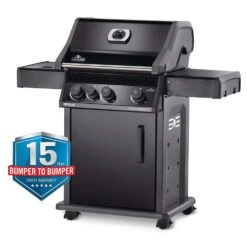 Napoleon R425SBK-1-OB Rogue 425 Gas Grill On Cart With Side Range Burner -Smokey Ridge Grills Shop r425sbk 1 ob c 12 20