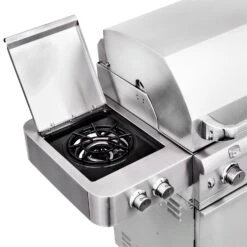 Saber R50SC0017 3-Burner Deluxe Freestanding Infrared Grill With Side Burner, 32-Inches -Smokey Ridge Grills Shop r50sc0017 e 02 20