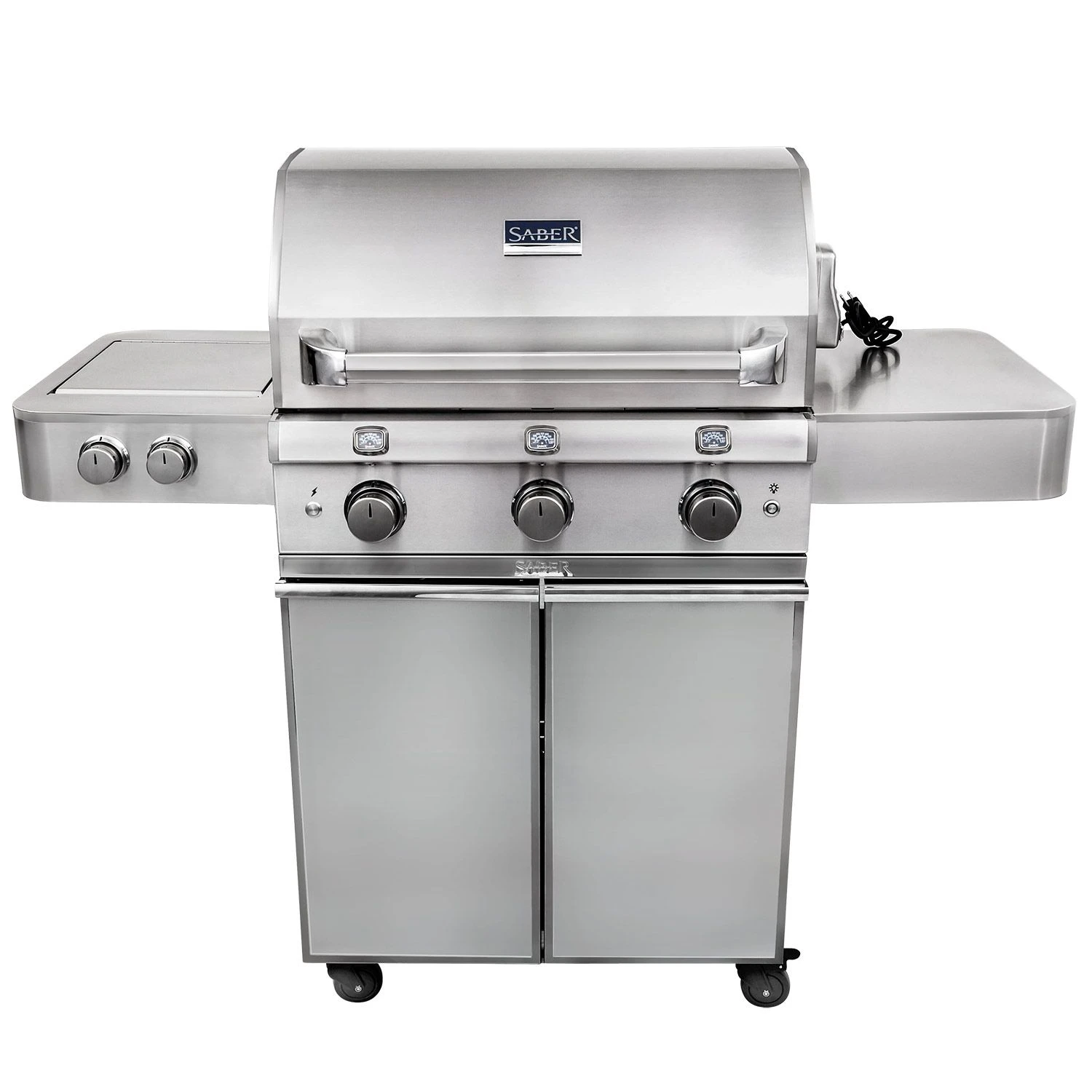 Saber R50SC1417 3-Burner Elite Freestanding Infrared Grill With Rotisserie & Side Burner, 32-Inches 1 Saber R50SC1417 3-Burner Elite Freestanding Infrared Grill With Rotisserie & Side Burner, 32-Inches
