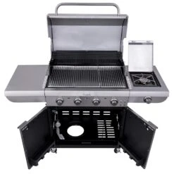 Saber R52SC0421 4-Burner Select Freestanding Infrared Grill With Side Burner, 40-Inches -Smokey Ridge Grills Shop r52sc0421 d 05 21
