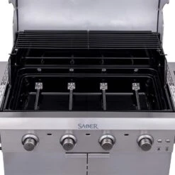 Saber R52SC0421 4-Burner Select Freestanding Infrared Grill With Side Burner, 40-Inches -Smokey Ridge Grills Shop r52sc0421 e 05 21