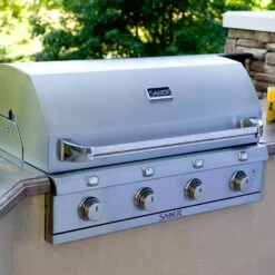 Saber R67SB0317 4-Burner Premium Built-In Infrared Grill, 40-Inches -Smokey Ridge Grills Shop r67sb0317 ls d 02 20