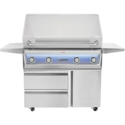 Twin Eagles TE1BQ42RS 42-Inch Eagle One Freestanding Gas Grill With Deluxe Cart With Rotisserie And Infrared Sear Zone