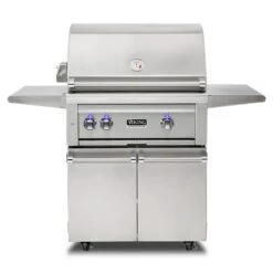 Viking 5 Series Stainless Steel Cart Gas Grill With ProSear Burner & Rotisserie, 30-Inch (VQGFS530)