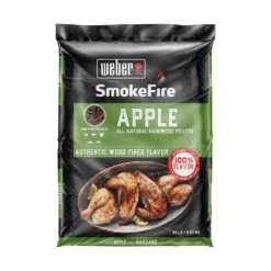 Weber All-Natural Hardwood Pellets, Apple, 20lb (WEB-190004)
