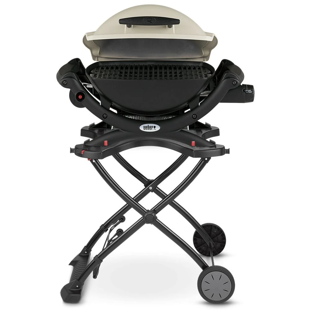 Weber Q1000 Portable Propane Gas Grill On Scissor Cart (WEB-50060001-WEB-6557) 2 Weber Q1000 Portable Propane Gas Grill On Scissor Cart (WEB-50060001-WEB-6557) - Image 2